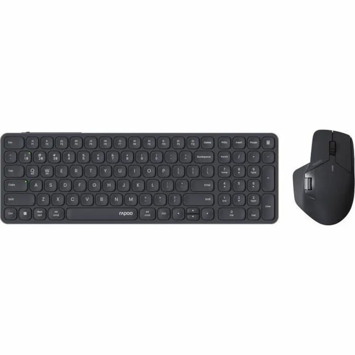 Keyboard and Mouse Rapoo 9760M Grey AZERTY - Електроника Периферни и резервни части<<<Компютри|