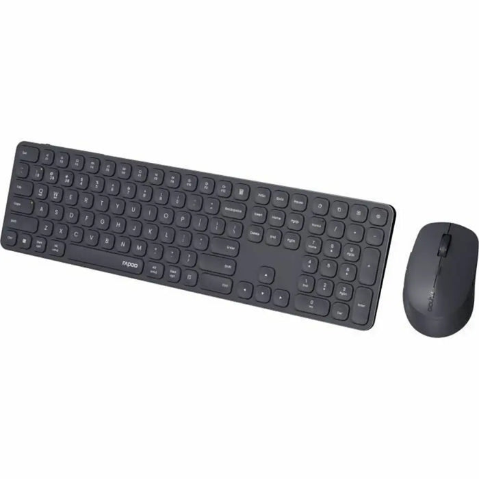 Keyboard and Mouse Rapoo 9810M Grey AZERTY - Електроника Периферни и резервни части<<<Компютри|