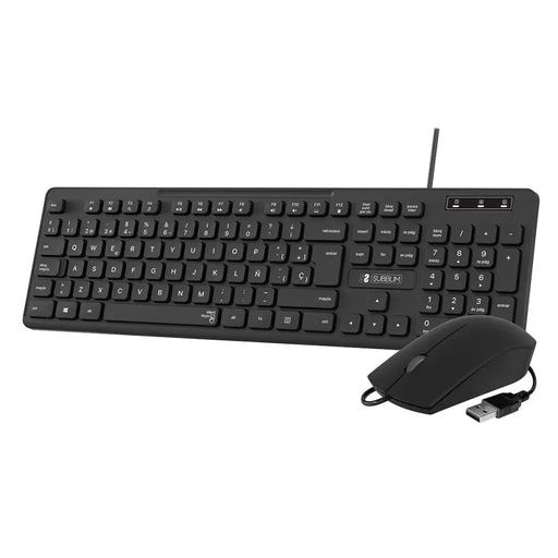 Keyboard and Mouse Subblim SUBKBC-CSSK01 Black QWERTY - Електроника Периферни и резервни части<<<Компютри|
