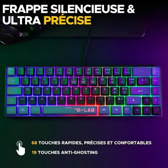 Keyboard and Mouse The G-Lab COMBO-HYDROGEN - Електроника Периферни и резервни части<<<Компютри|