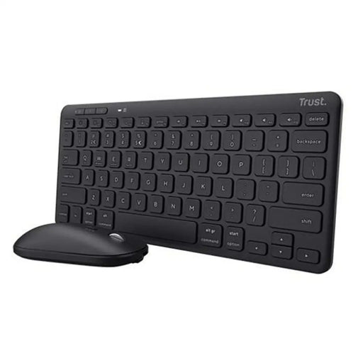 Keyboard and Mouse Trust Lyra Black Spanish Qwerty - Електроника Периферни и резервни части<<<Компютри|