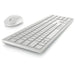 Keyboard and Wireless Mouse Dell KM5221W-WH White Qwerty US - Клавиатури<<<Електроника Периферни и резервни