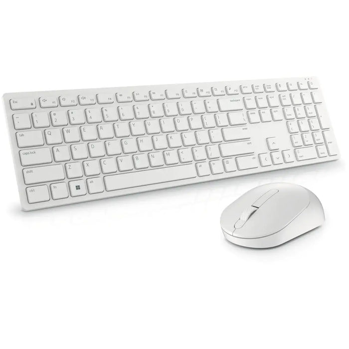 Keyboard and Wireless Mouse Dell KM5221W-WH White Qwerty US - Клавиатури<<<Електроника Периферни и резервни