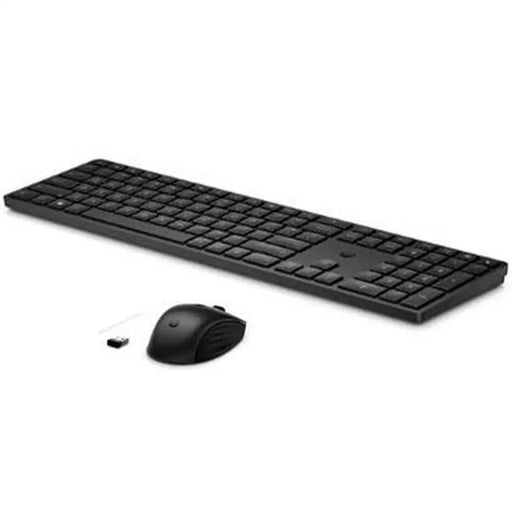 Keyboard and Wireless Mouse HP 4R009AA Black Spanish Qwerty - Електроника Периферни и резервни части<<<Компютри|