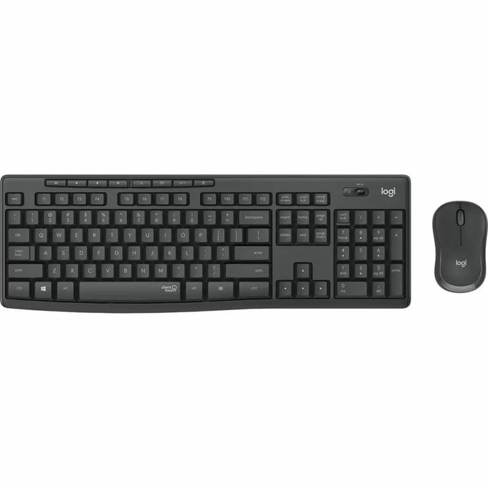 Keyboard and Wireless Mouse Logitech 920-009798 Black Spanish Qwerty QWERTY - Електроника Периферни и резервни