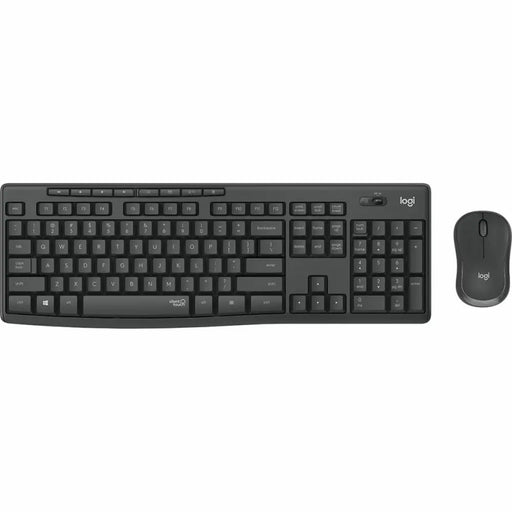 Keyboard and Wireless Mouse Logitech MK295 French Black Grey AZERTY - Електроника Периферни и резервни