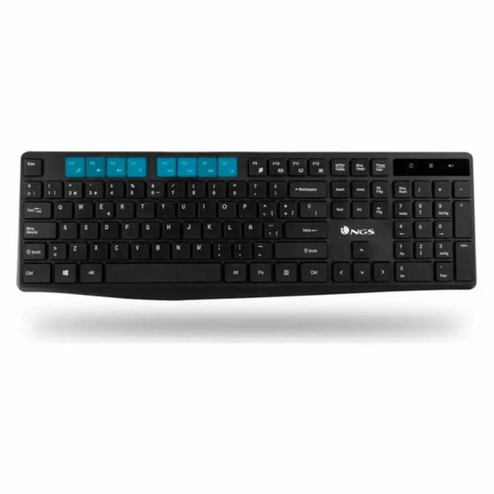 Keyboard and Wireless Mouse NGS NGSWIRELESSSETALLUREKIT Black - Електроника Периферни и резервни части<<<Компютри|