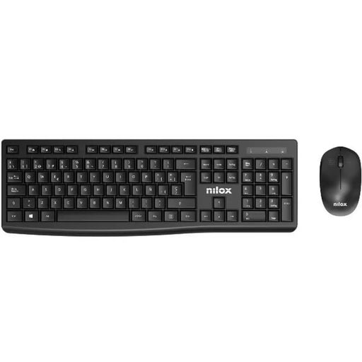Keyboard and Wireless Mouse Nilox NXKMWE012 Spanish Qwerty - Електроника Периферни и резервни части<<<Компютри|