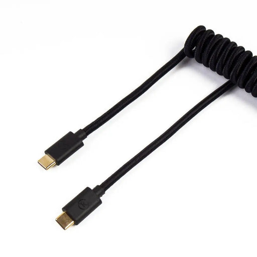 Keyboard cable Keychron Coiled Aviator Custom USB Cable USB-C - USB-C Black - Геймърски аксесоари<<<Геймърска