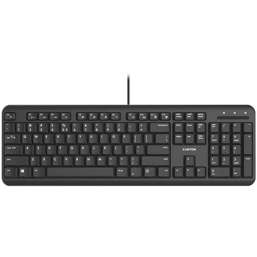 Keyboard Canyon CNS-HKB02- BG - Клавиатури<<<Периферия<<<Компютри и периферия<<<TechMart&&&Клавиатури<<<Мишки и