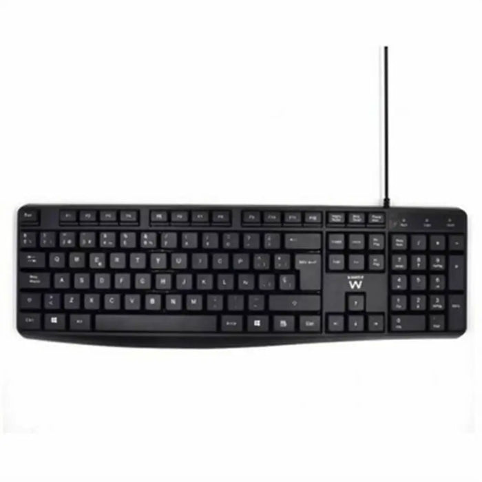 Keyboard Ewent EW3001 Black Spanish Qwerty - Електроника Периферни и резервни части<<<Компютри|