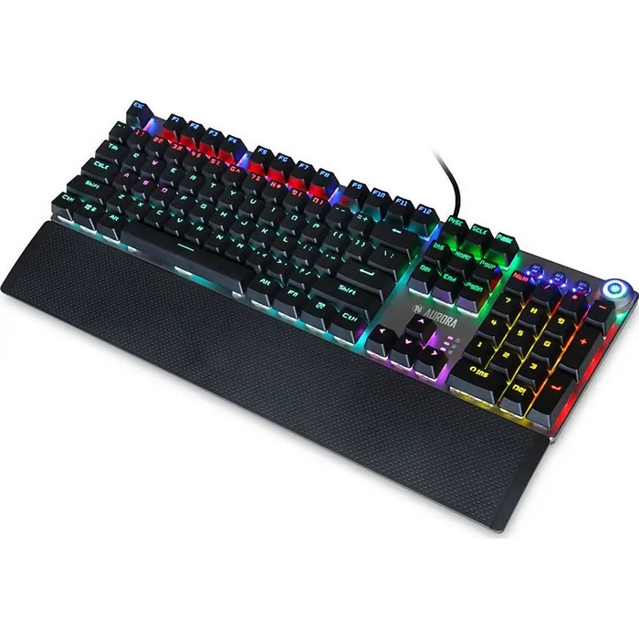 Keyboard Ibox AURORA K-3 Black/Silver Silver QWERTY - KeyboardsGAM-KLA<<<PC GamingGAM<<<ActionPL&&&Електроника