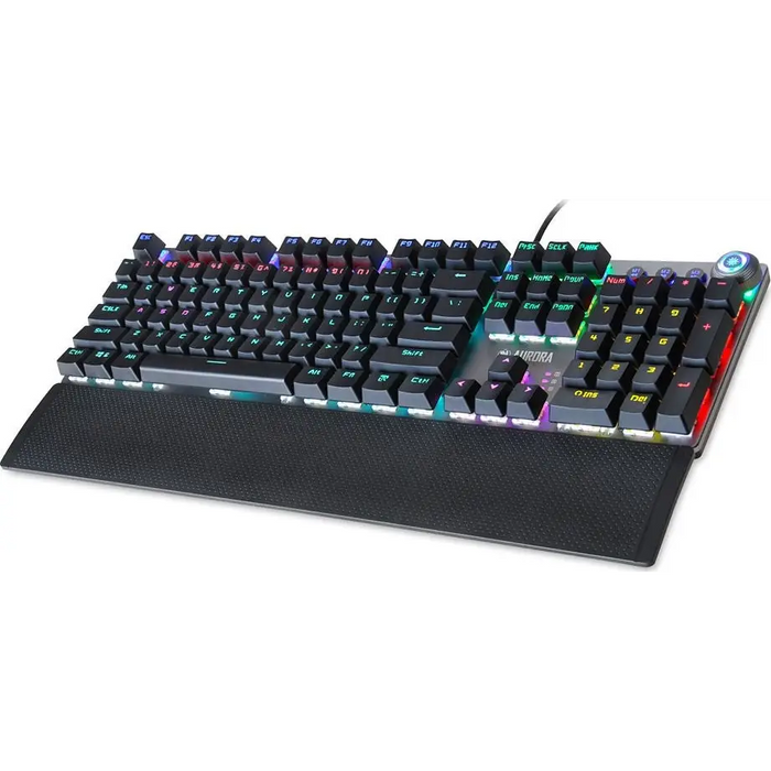 Keyboard Ibox AURORA K-3 Black/Silver Silver QWERTY - KeyboardsGAM-KLA<<<PC GamingGAM<<<ActionPL&&&Електроника