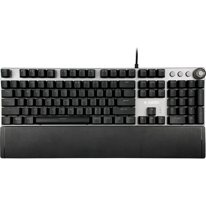 Keyboard Ibox AURORA K-3 Black/Silver Silver QWERTY - KeyboardsGAM-KLA<<<PC GamingGAM<<<ActionPL&&&Електроника