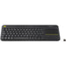 Keyboard Logitech K400 Plus Black Wireless Bluetooth Touchpad AZERTY TV French - Електроника Периферни и резервни