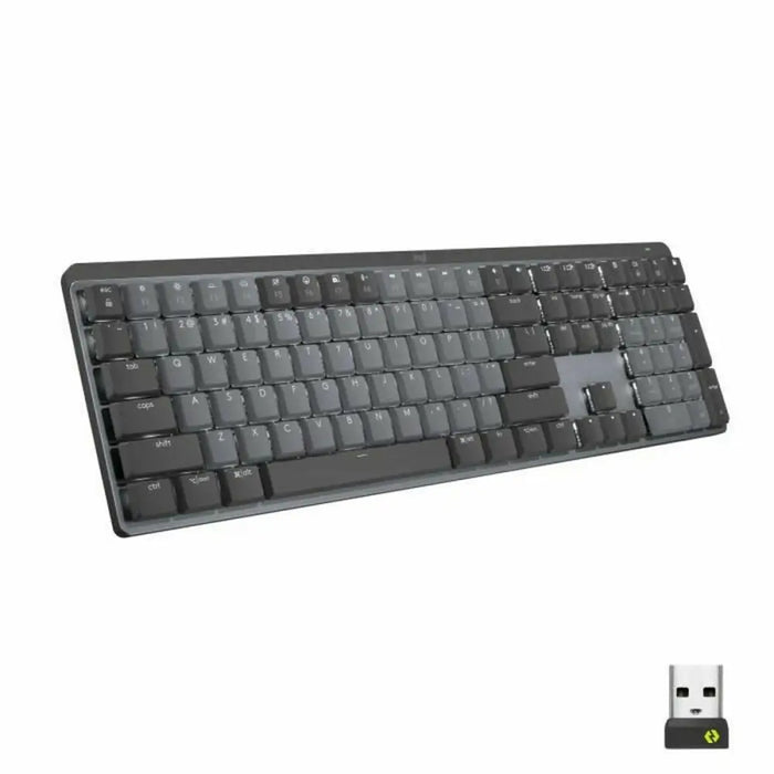 Keyboard Logitech MX Mechanical USB Graphite Backlighted Wireless AZERTY - Електроника Периферни и резервни