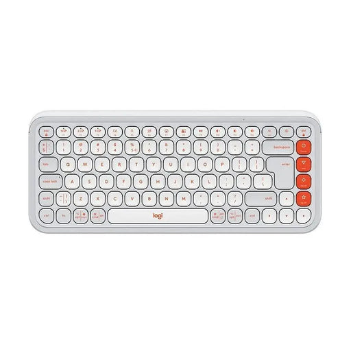 Keyboard Logitech POP - OFF WHITE 920-013072 - Клавиатури<<<Периферии<<<Лаптопи компютри и