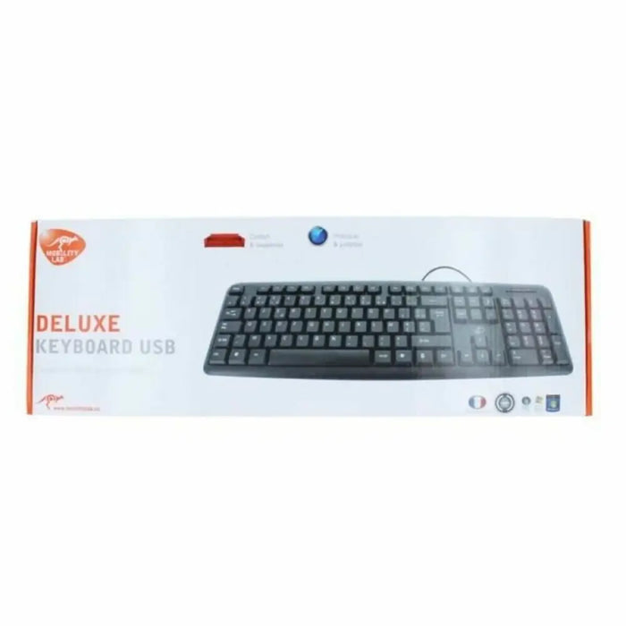 Keyboard Mobility Lab Deluxe Classic Black AZERTY - Електроника Периферни и резервни части<<<Компютри|