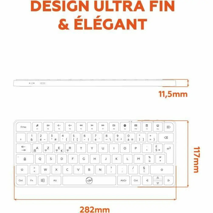 Keyboard Mobility Lab KP430W Mini Grey - Електроника Периферни и резервни части<<<Компютри|