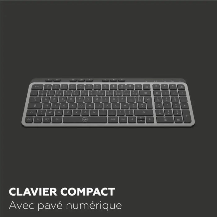 Keyboard Mobility Lab KP450W Compact Black Grey - Клавиатури<<<Електроника Периферни и резервни части<<<Компютри|