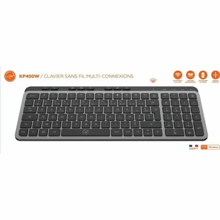 Keyboard Mobility Lab KP450W Compact Black Grey - Клавиатури<<<Електроника Периферни и резервни части<<<Компютри|