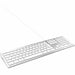 Keyboard Mobility Lab White Silver Mac OS AZERTY - Електроника Периферни и резервни части<<<Компютри|