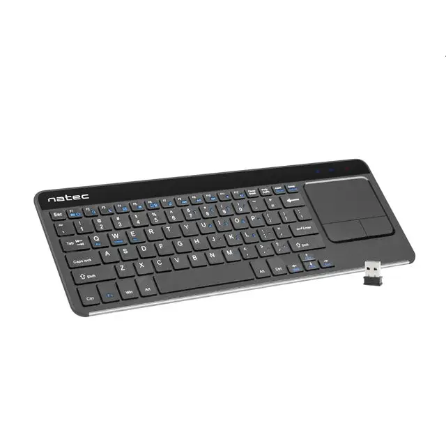 Keyboard NATEC TURBOT SLIM TOUCH NKL-0968 WITH TOUCHPAD - Клавиатури<<<NATEC компютърна