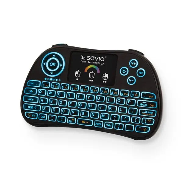 Keyboard Savio KW-03 QWERTY English Black Qwerty US - KeyboardsPER-KLA<<<Input / Output
