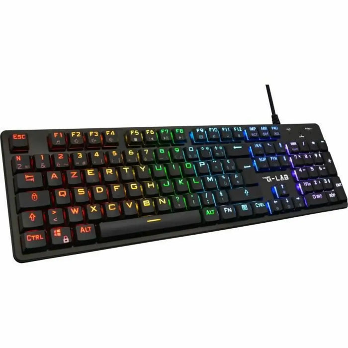 Keyboard The G-Lab French AZERTY Red - Електроника Периферни и резервни части<<<Компютри|