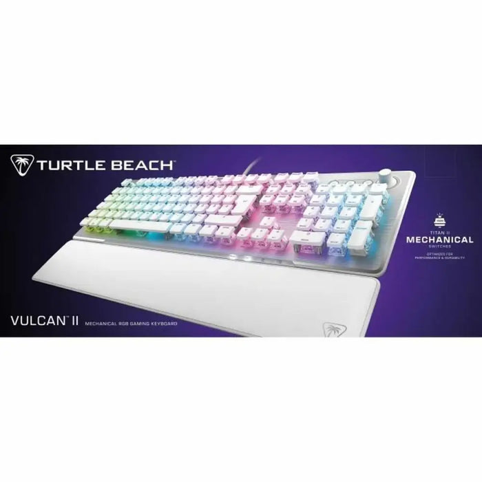 Keyboard Turtle Beach Vulcan II White Azerty French - Електроника Периферни и резервни части<<<Компютри|