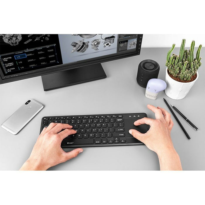 Keyboard with Touchpad Tracer TRAKLA46367 Black - Клавиатури<<<Електроника Периферни и резервни части<<<Компютри|