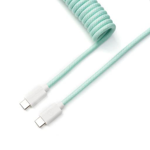 Keychron Coiled Aviator Keyboard Cable - Mint - Геймърски аксесоари<<<Геймърска периферия<<<ValiAPI