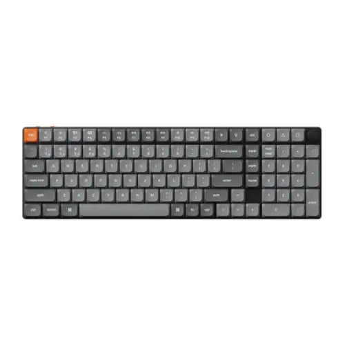 Keychron K17 Max RGB Brown Switch Wireless Low Profile Keyboard (Black) [K17M-H3].