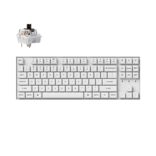 Keychron K8 Pro White K Pro Brown RGB Gaming Mechanical Keyboard - Геймърски клавиатури<<<Геймърска