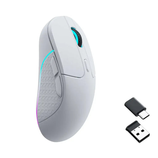 Keychron M3 RGB 1000Hz Wireless Gaming Mouse (White) [M3-A3]. - Геймърски мишки<<<Геймърска