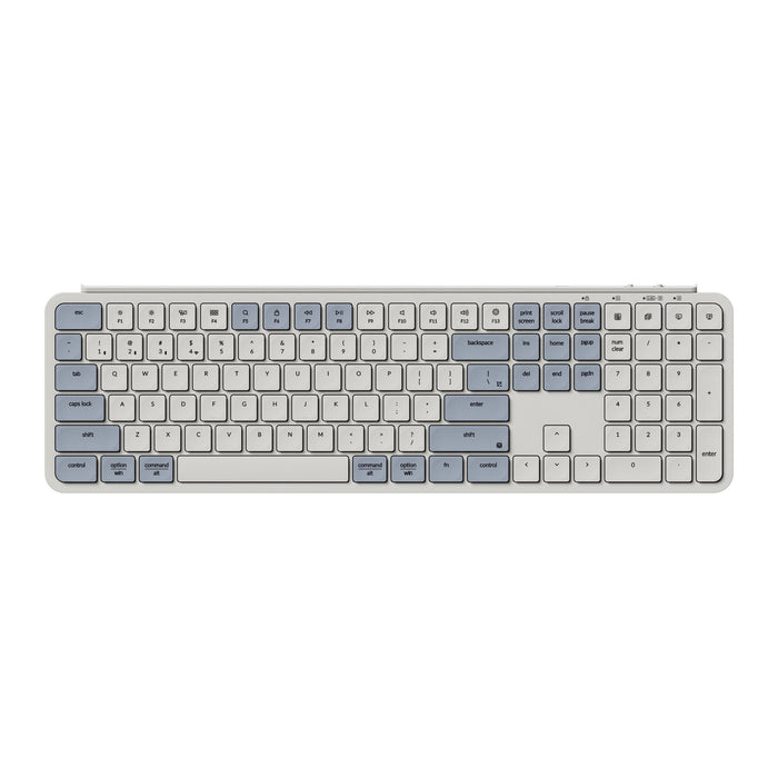 Keychron B6 Pro Ultra-Slim Wireless Keyboard - Retro Blue