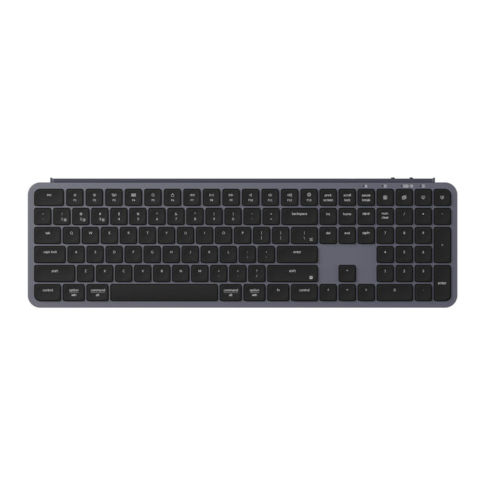 Keychron B6 Pro Ultra-Slim Wireless Keyboard - Space Gray