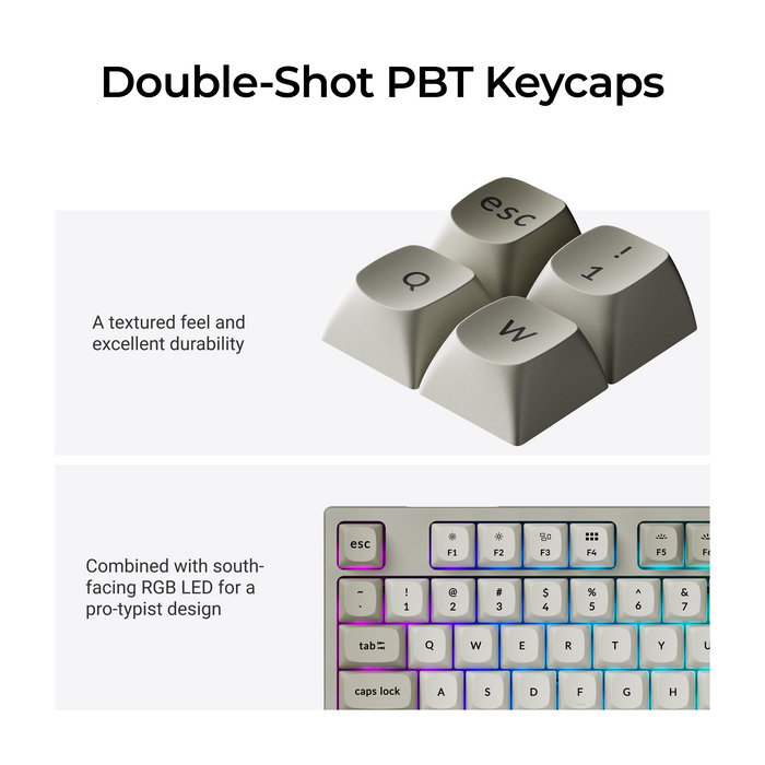 Gaming Mechanical Keyboard Keychron C2 Pro 8K QMK - Super Brown Switch, Full Size