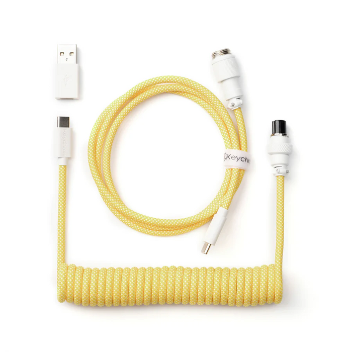 Keychron Coiled Aviator Yellow Keyboard Cable