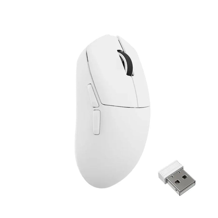 Gaming Wireless Mouse Lemokey G1 8K, Matte White