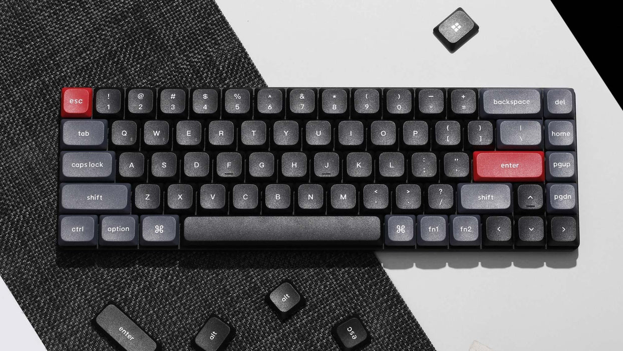 Keychron - K7 Pro mechanical keyboard, wireless, Gateron Red Linear, RGB, black