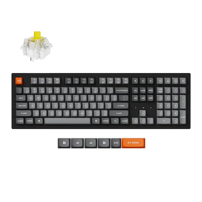 Mechanical keyboard Keychron K10 Max QMK/VIA Full Size - Keychron Super Brown Switch, RGB Backlight