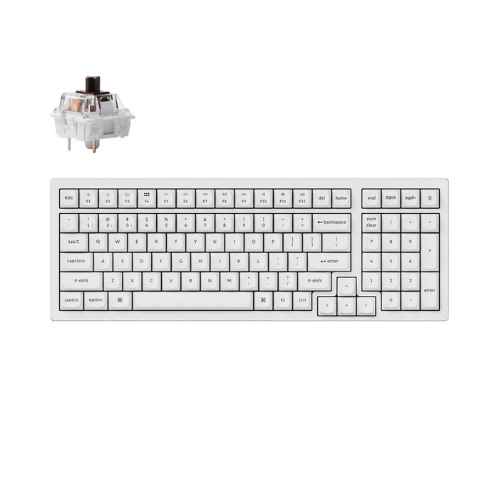 Gaming Mechanical Keyboard Keychron K4 Pro White K4P-O3