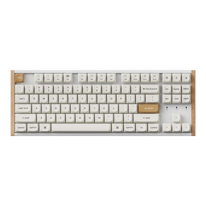 Gaming Mechanical Keyboard Keychron K8 HE Magnetic Switch - White Special Edition
