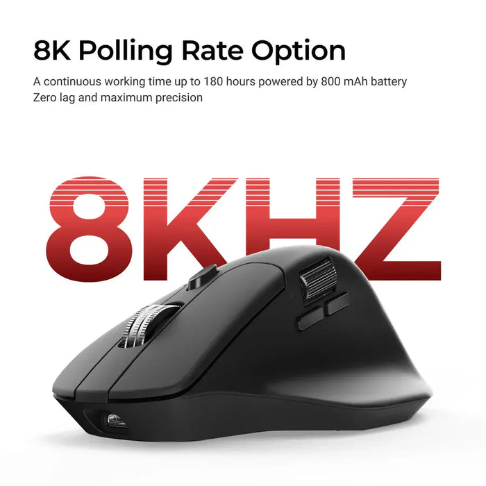 Wireless mouse Keychron M6S-A23 8000Hz - Black