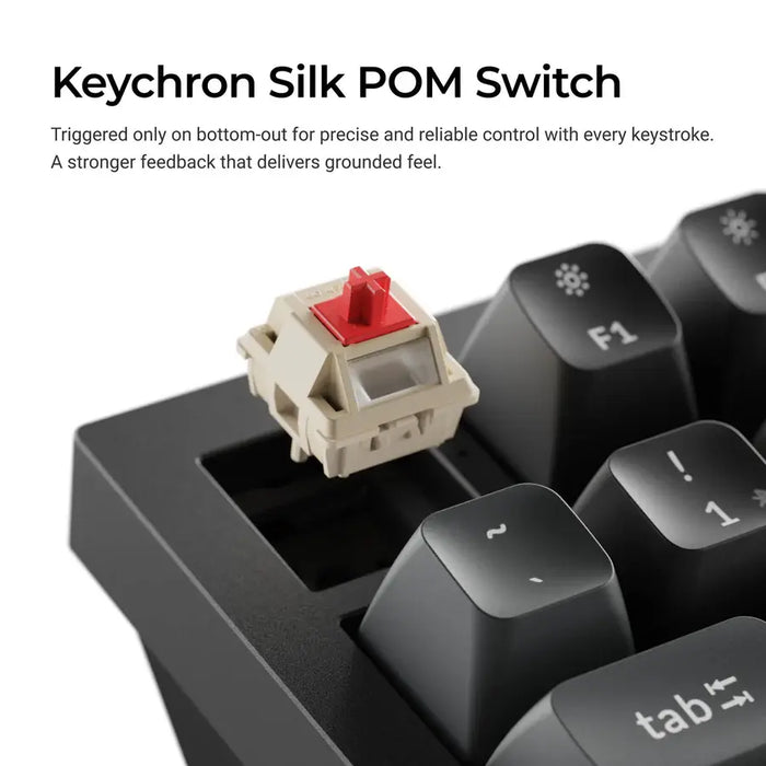 Wireless mechanical keyboard Keychron Q1 Ultra 8K Black - Silk POM Switch Banana