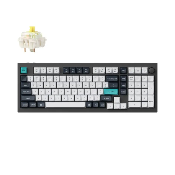 Mechanical keyboard Keychron Q5 Max QMK Carbon Black - Gateron Jupiter Banana