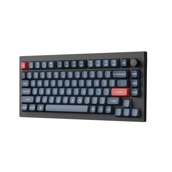 Keychron V1 Max RGB Banana Switch Wireless Mechanical Keyboard (Black) [V1M-D4].