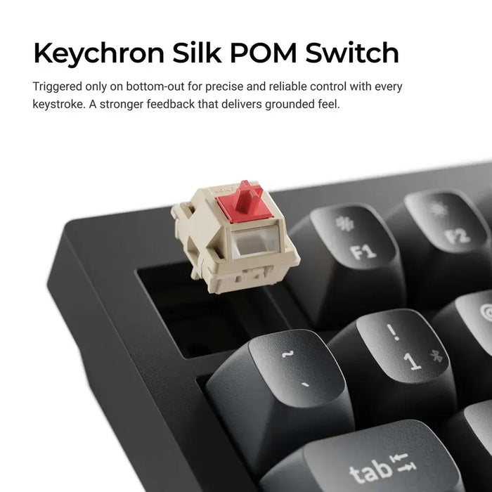 Wireless mechanical keyboard Keychron V1 Ultra 8K - Silk POM Switch Banana