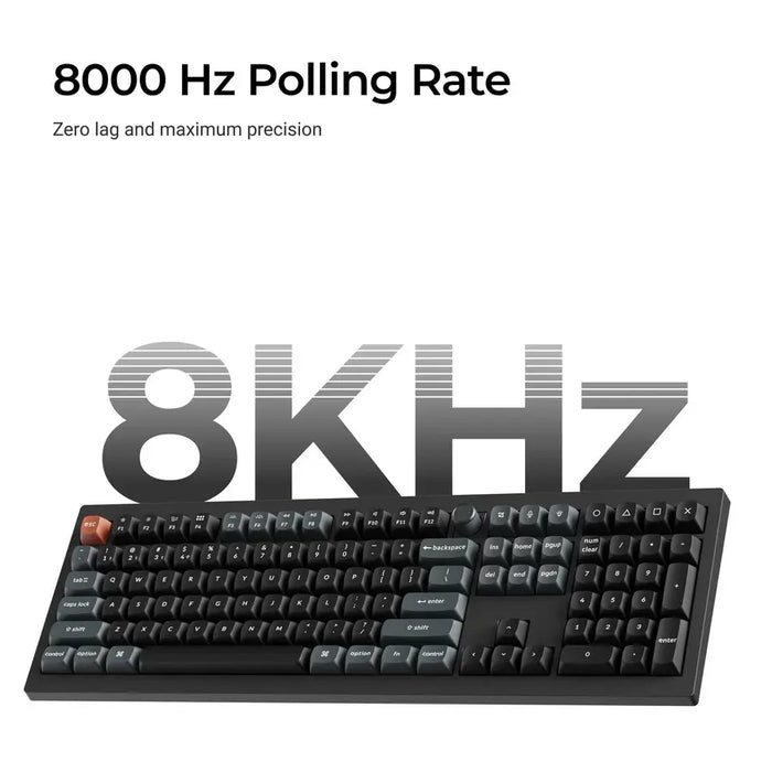 Keychron V6 Ultra 8K Wireless Mechanical Keyboard - Silk POM Switch Brown